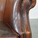 Vintage club armchair in sheepskin leather