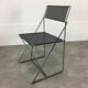6 X-Line chairs by Niels Jorgen for Magis Italy Memphis style 1980