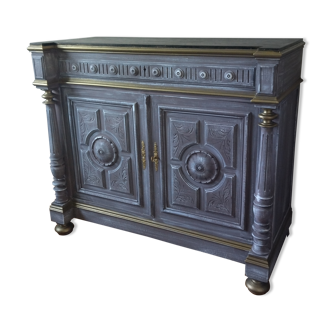 Patinated Empire style chest of drawers