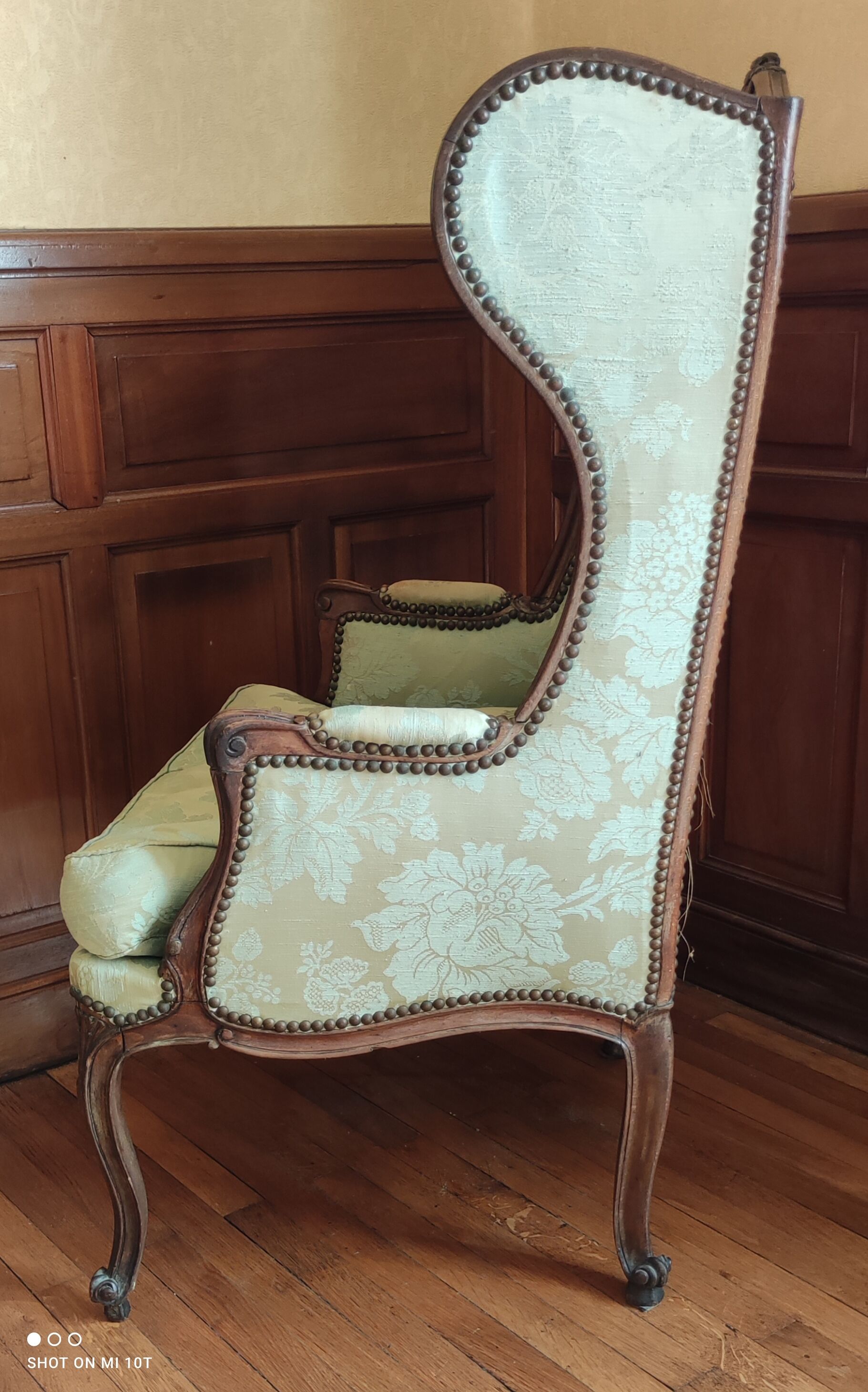 Armchair with ears style Louis XV/19 th century
