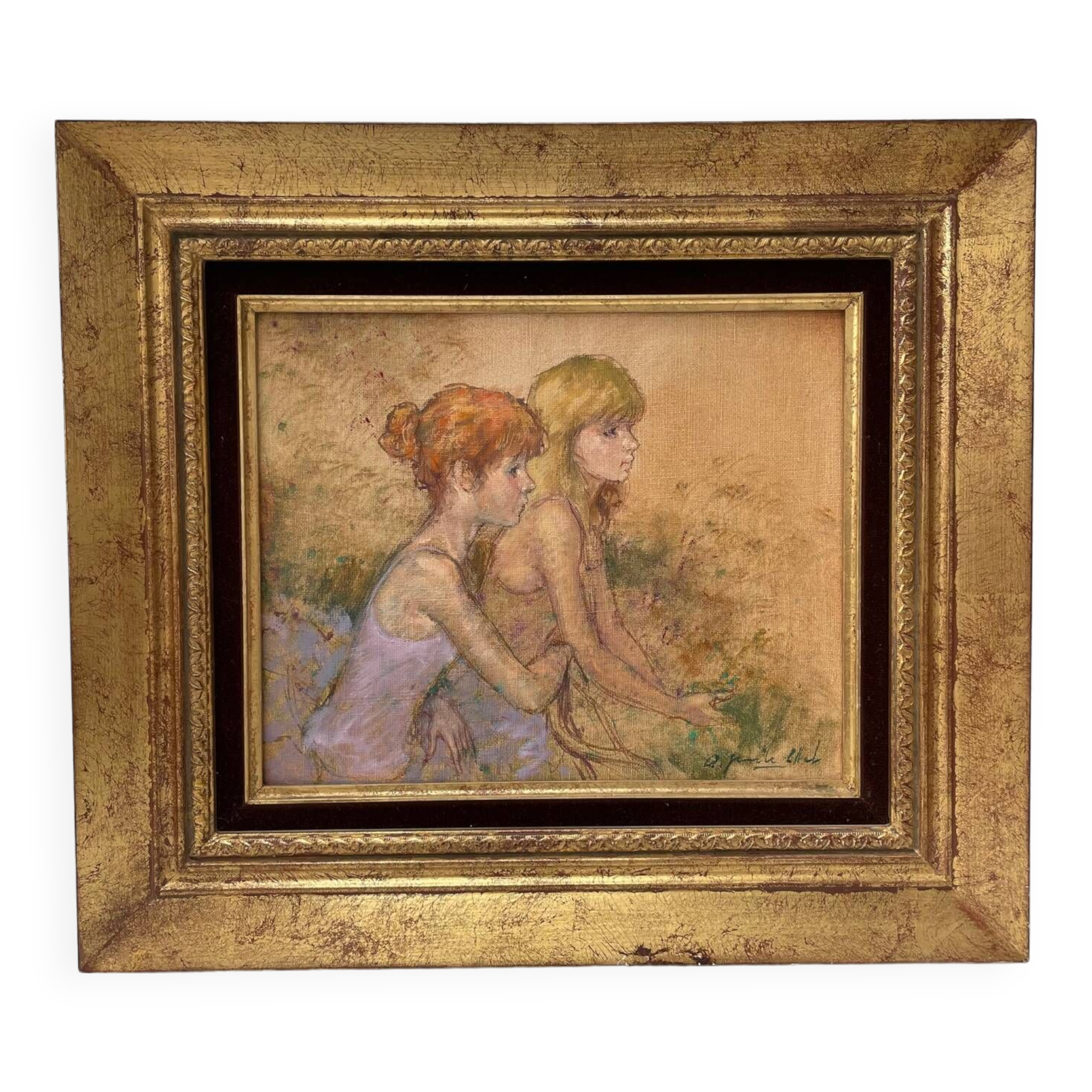 Painting canvas Collado Antonio Gonzalez