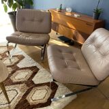 Mid-Century Armchairs by Hartmut Lohmeyer for Mauser Werke Waldeck