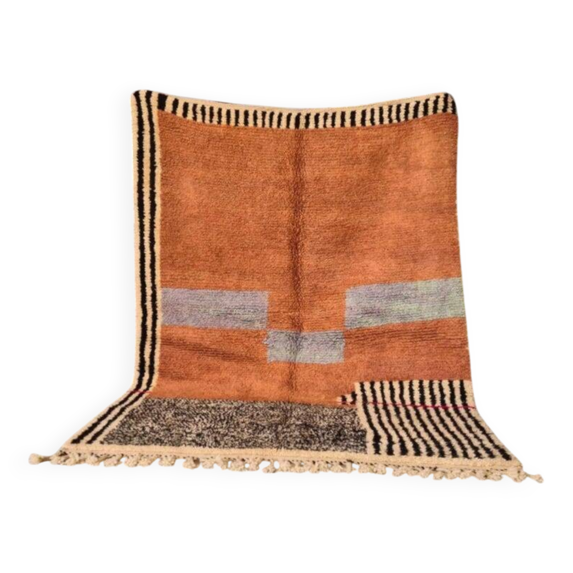 Tapis berbère fait main traditionnelle 250cmx150cm