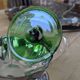 Set of 6 vintage Luminarc emerald green stemmed glasses