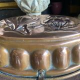 Old copper cake mold