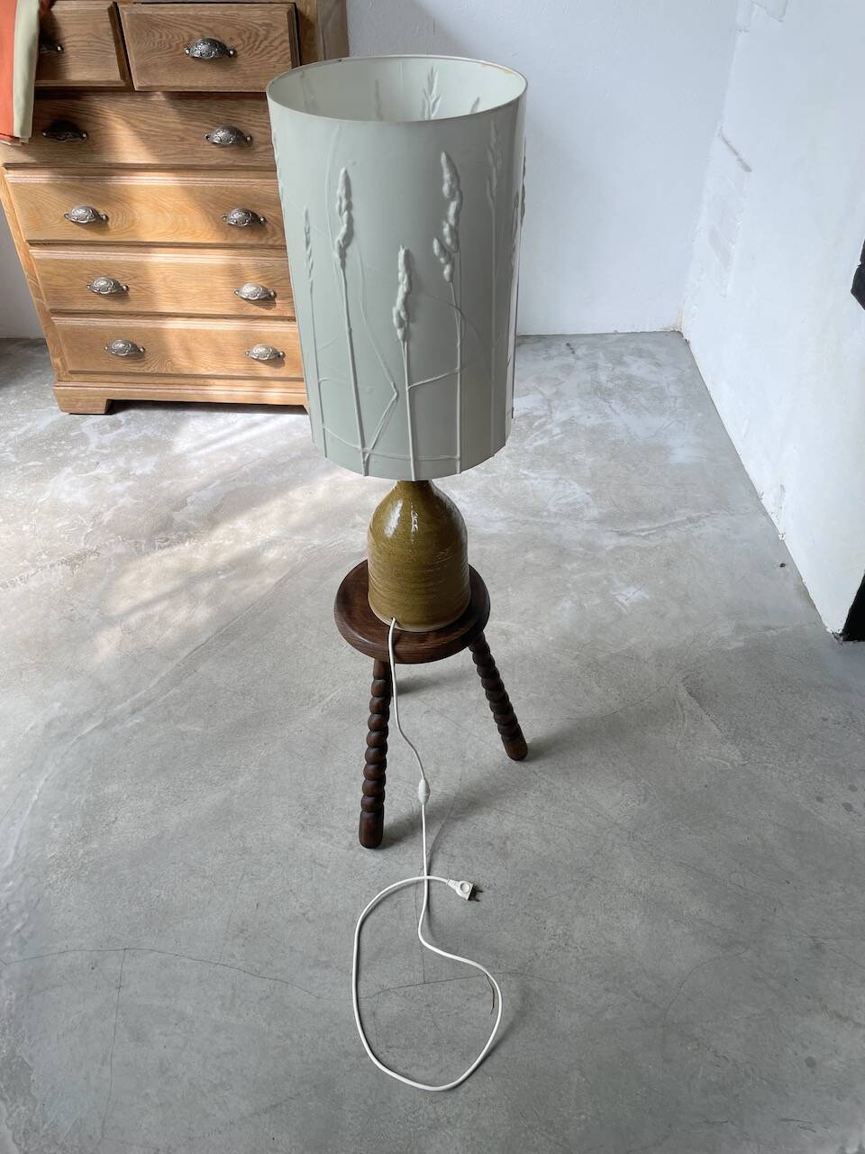 50s ceramic lamp Poteries du Marias