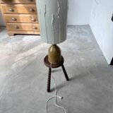 50s ceramic lamp Poteries du Marias