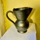 Pitcher in anthracite black ceramic