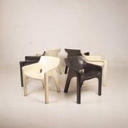 Set of six Gaudì Armchairs by Vico Magistretti for Artemide