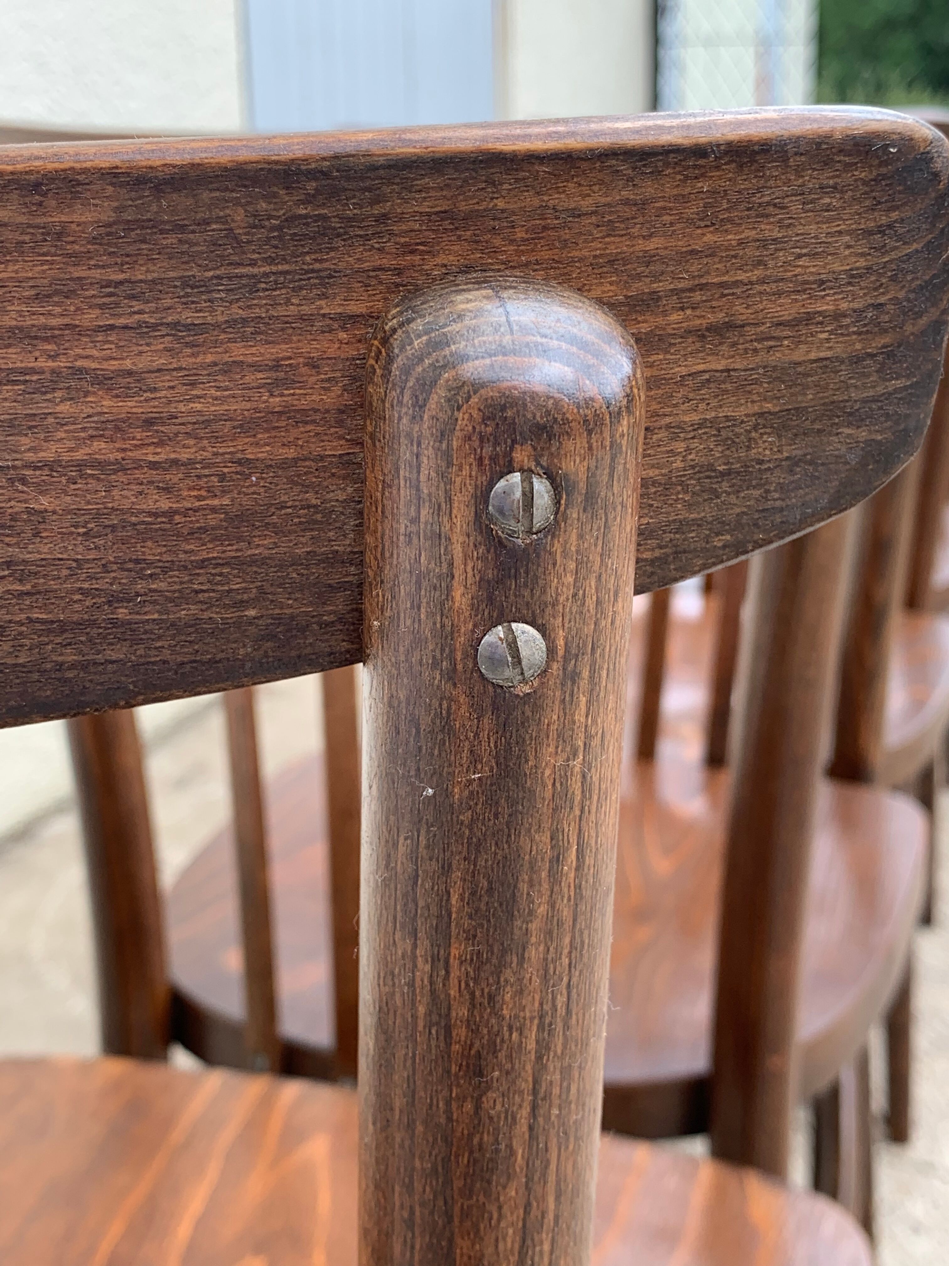 Bistro chairs 1950 made in Czechoslovakia