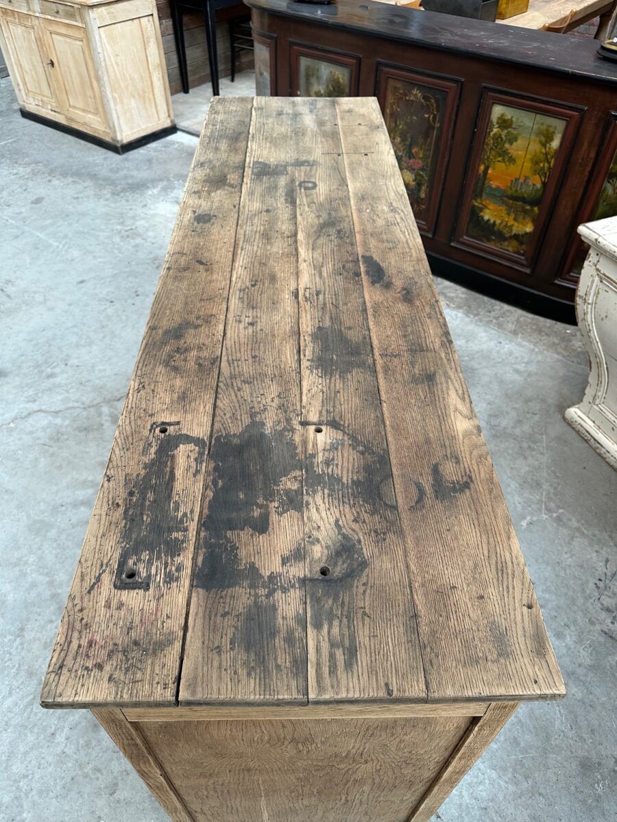 Early 20th-century oak workshop furniture