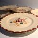 Six vintage Longchamp earthenware plates