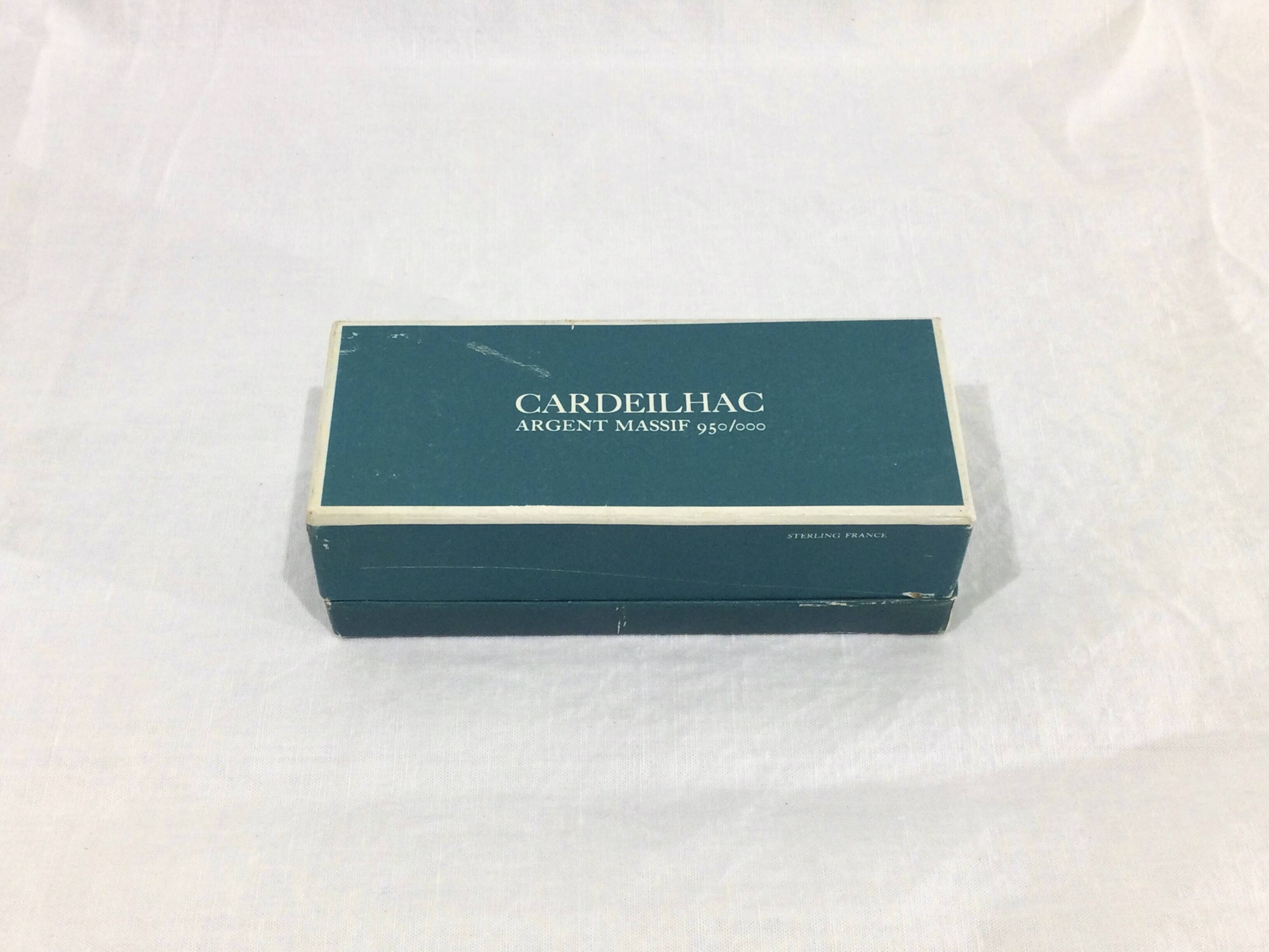 Cardeilhac – 4 solid silver salt shakers