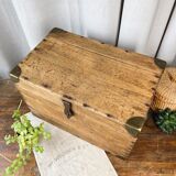 Raw wood tool box