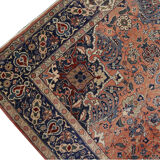 Tapis persan antique fait main de Tabriz- 141x198cm