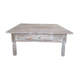 Large square coffee table