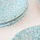 Set of 5 Italian plates Ceramica Dalia Castelforte