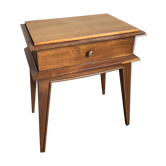 Vintage oak bedside table