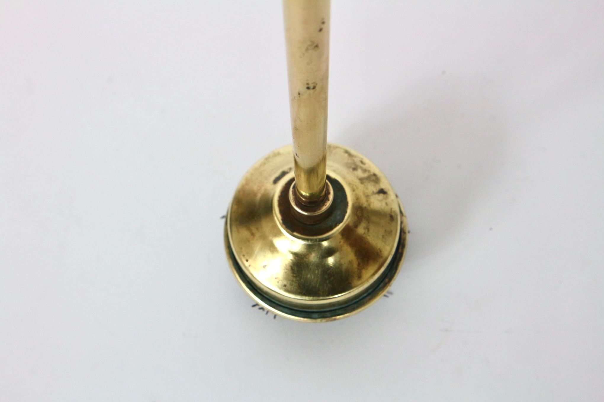 Vintage brass fireplace accessory set