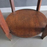 Old oak pedestal table