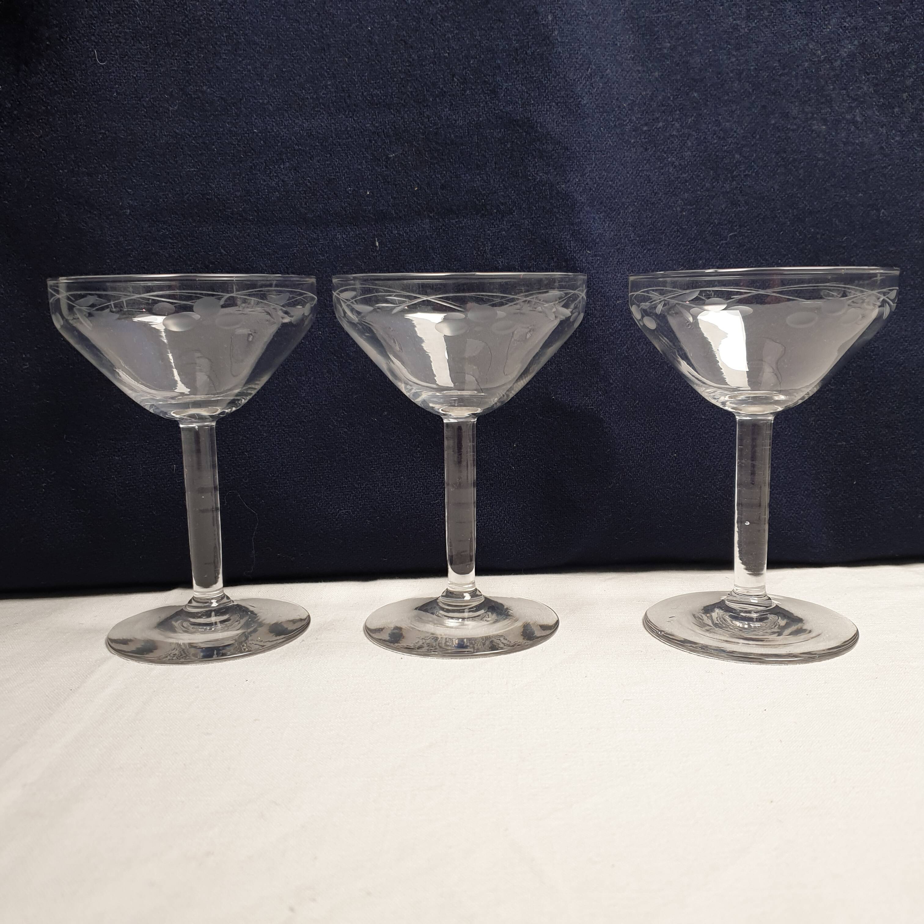 Prlncess House Heritage 30 Piece Etched Crystal Stemware Set