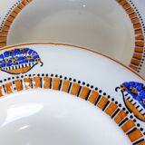 4 soup plates from Longwy