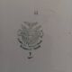 Plat ovale Villeroy & Boch Mettlach céladon et or
