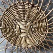 Wicker sun mirror