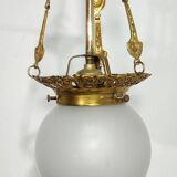 Lámpara de techo de latón. España,1950s.