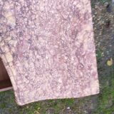 Commode ancienne en marqueterie style louis xv avec plateau marbre