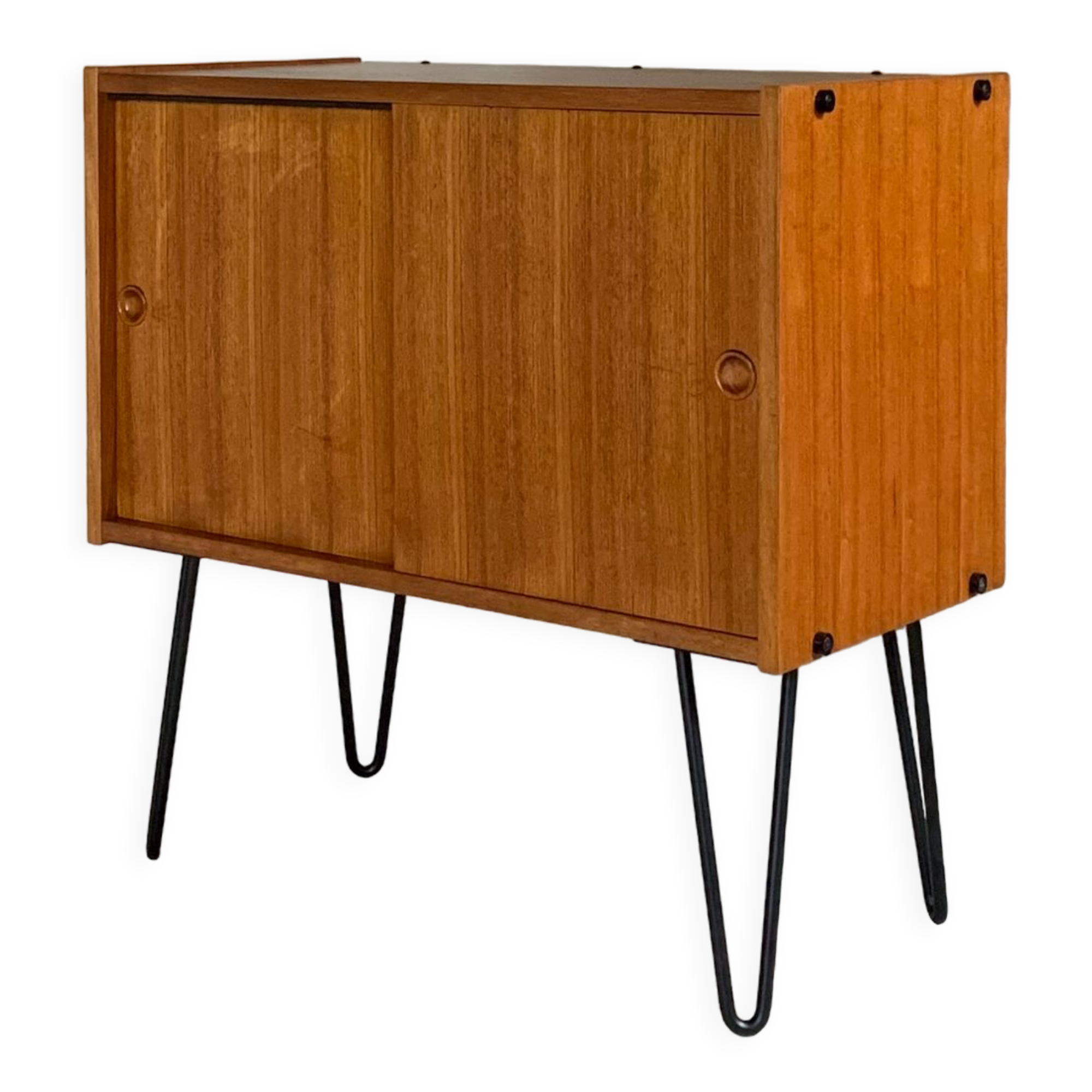 Buffet teck vintage pieds eiffel