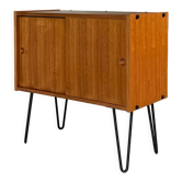 Buffet teck vintage pieds eiffel