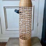 Large wicker pendant light