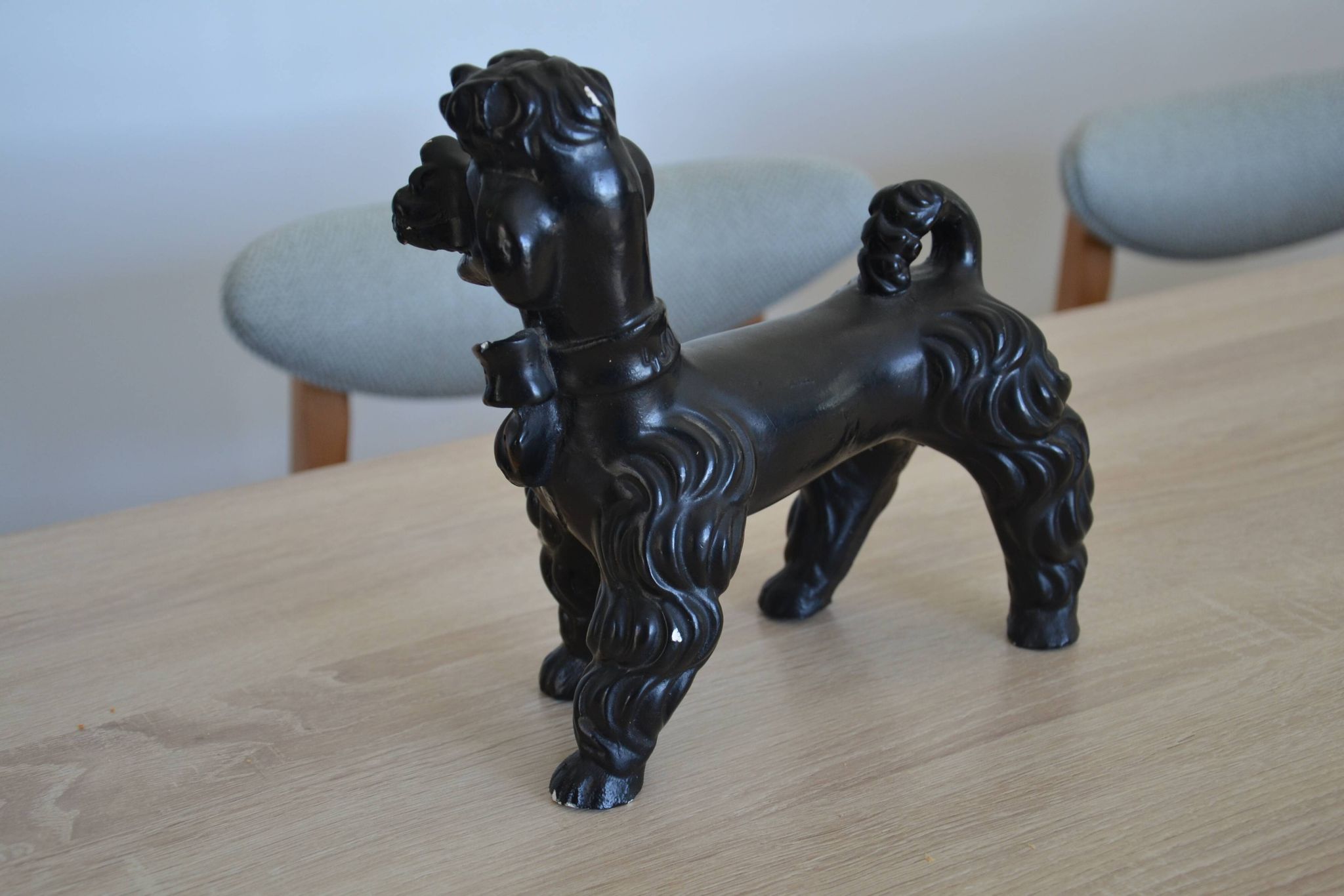 vintage ceramic poodle animal