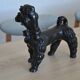 Caniche en céramique vintage