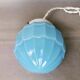 Small Art Deco blue Ceiling Lamp, 1940s