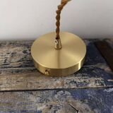 Amber glass pendant light