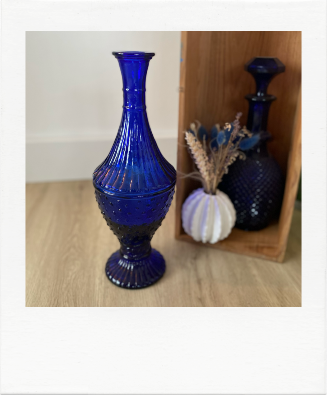 Vase bleu outremer