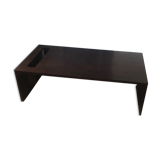 Rectangular wooden coffee table