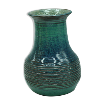 Vase en grès signé Argeles sur mer design contemporain collectio