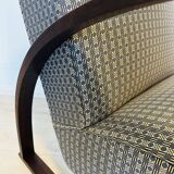 Fully restored Vintage Armchair by Jindrich Halabala model H-70 from Czechoslovakia 1950’s