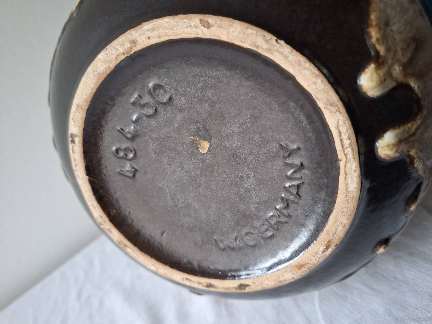 West Germany vase, carafe, vintage pitcher