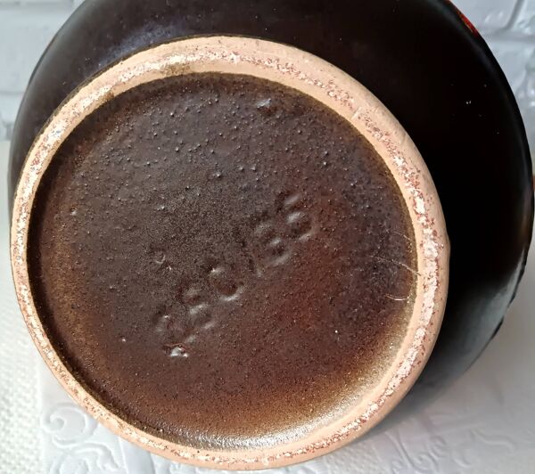 Vase balustre en céramique, Allemagne de l'ouest, 1970