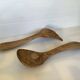 Olive wood salad cutlery