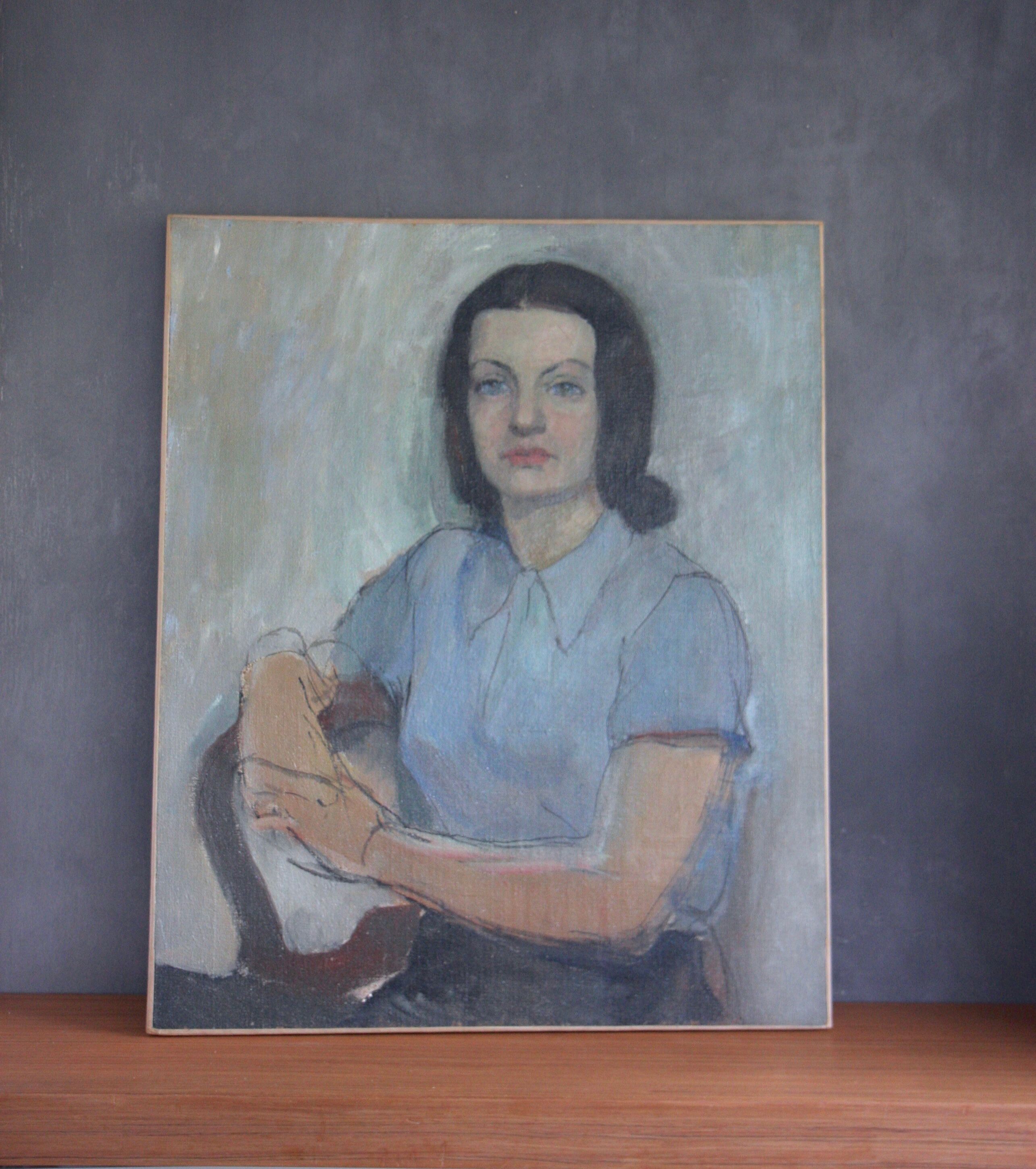 Portrait of a woman from the 60s