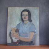 Portrait of a woman from the 60s