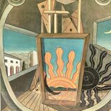 Affiche giorgio de chirico alexandre iolas sergio tosi milano new york