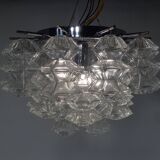 Glass ceiling light by J. T. Kalmar for Kalmar, 1960s