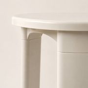 Tabouret design blanc vintage 70S TA-TAY made in SPAIN