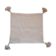 Pillow pompon moroccan white cream 48x48cm